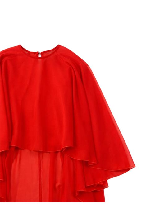 Coral red blouse for girls Patrizia Pepe | 7C0277ROSSO